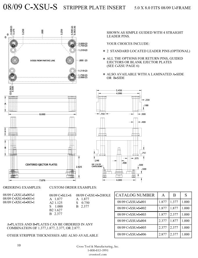 Special Insert Examples » Cross Tool & Manufacturing, Inc. | Made in ...